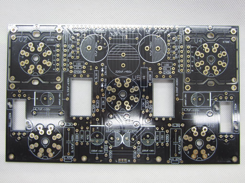 1pc Singleended tube amplifier bare diy PCB for EL34 KT88 6L6GC FU7