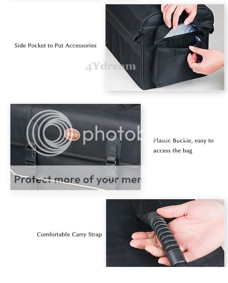 Professional Camcorder Shoulder Carry Case Bag For Sony HD 1000C 250P