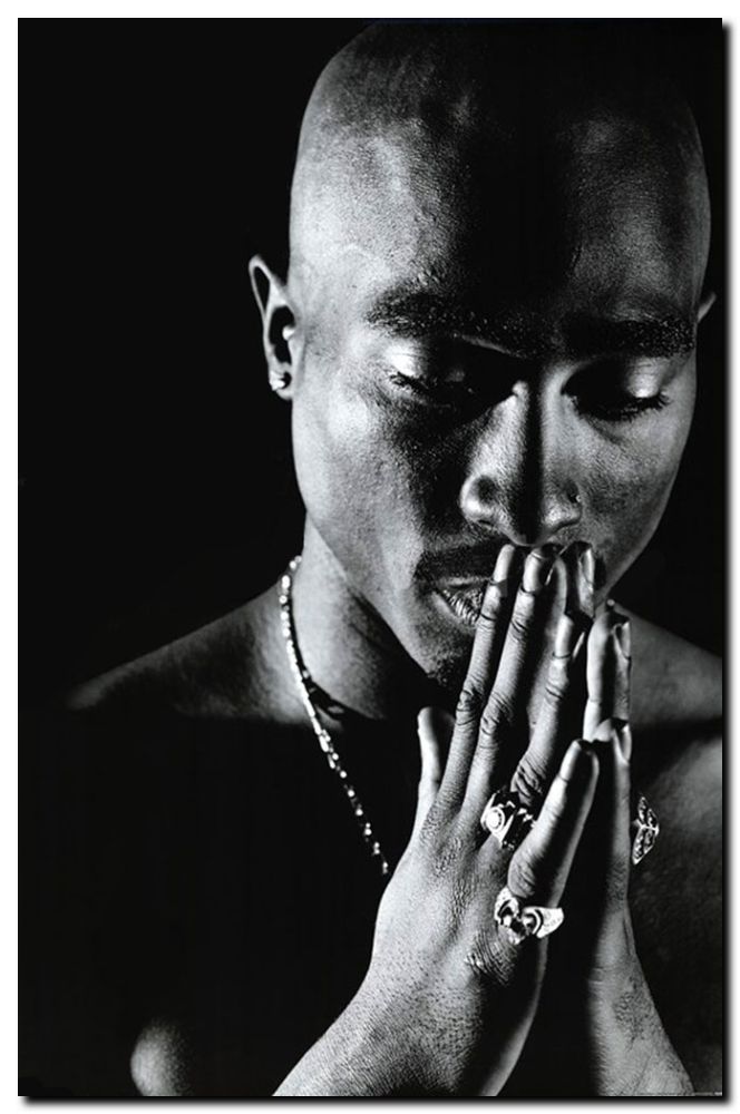 TUPAC PRAYER QUALITY CANVAS ART PRINT- Poster A4 rap music