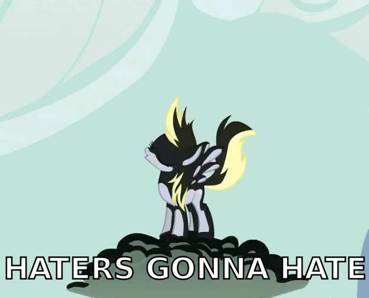 My little pony friendship is magic animation photo:  derphaters.gif